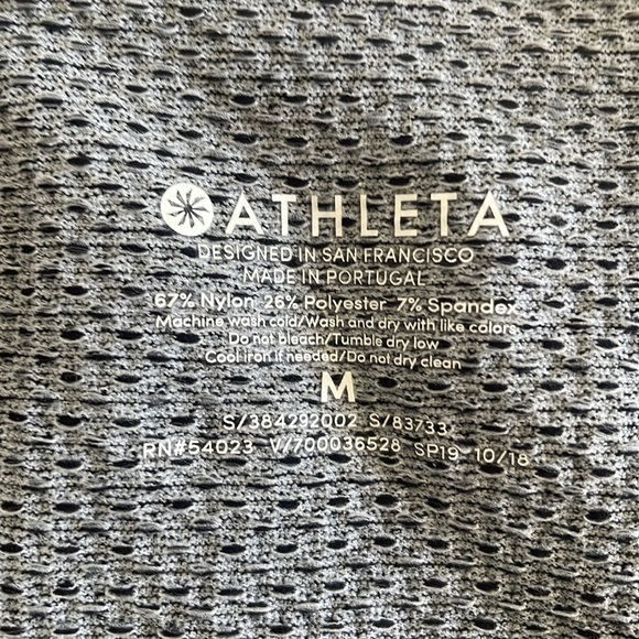 Athleta speed light tank top white and black size medium - Picture 3 of 5